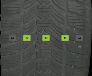 225/55 R17 101V WINTERREIFEN BMW 5ER G30 17 ZOLL ALUMINIUM KOMPLETTSATZ 7MM - Bild 5
