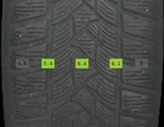 205/60 R16 WINTERREIFEN A-KLASSE W177 16 ZOLL ALUFELGEN KOMPLETTSATZ 5-6MM - Bild 5