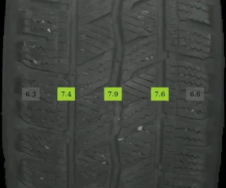 215/60 R17 109T WINTERREIFEN VW AMAROK 2H 17 ZOLL ALU KOMPLETTSATZ 7-8MM - Bild 6