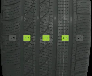 2x 245/45 R17 99V Winterreifen Imperial Snowdragon 3 7mm DOT 3619 - Bild 4
