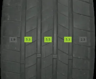 2x 255/50 R19 103T Sommerreifen Bridgestone Bridgestone Turanza Eco 5mm DOT 1721 - Bild 1