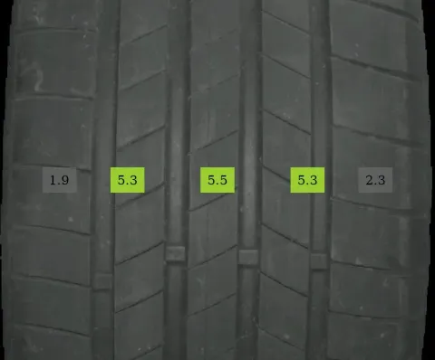 Background image for 2x 255/50 R19 103T Sommerreifen Bridgestone Bridgestone Turanza Eco 5mm DOT 1721