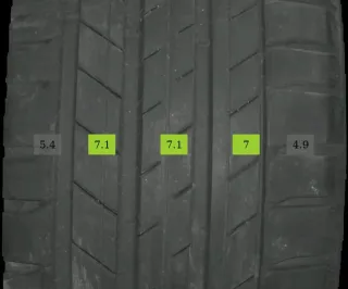 2x 235/55 R19 101Y Sommerreifen Michelin Latitude Sport 3 6mm DOT 4420 - Bild 1