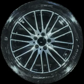 225/45 R18 WINTERREIFEN C-KLASSE W206 18 ZOLL ALUFELGEN KOMPLETTSATZ 5-6MM - Bild 1