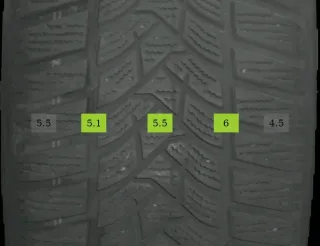 205/60 R16 WINTERREIFEN V-KLASSE W447  16 ZOLL STAHLFELGEN KOMPLETTSATZ 5-8MM - Bild 5