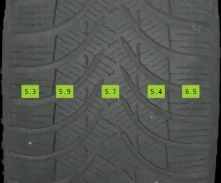 215/60 R17 WINTERREIFEN MERCEDES GLA X156 17 ZOLL ALUFELGEN KOMPLETTSATZ - Bild 5