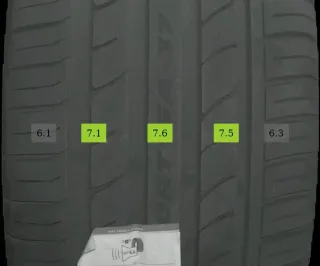 S-KLASSE W222 255/40 R19 SOMMERREIFEN 19 ZOLL ALUFELGEN Kompletträder 7MM - Bild 8