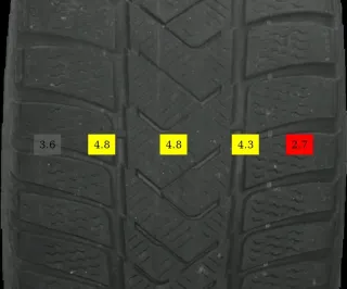 235/55 R18 WINTERREIFEN VW TIGUAN 5N ALLSP. 18 ZOLL ALUFELGEN KOMPLETTSATZ 4-6MM - Bild 8