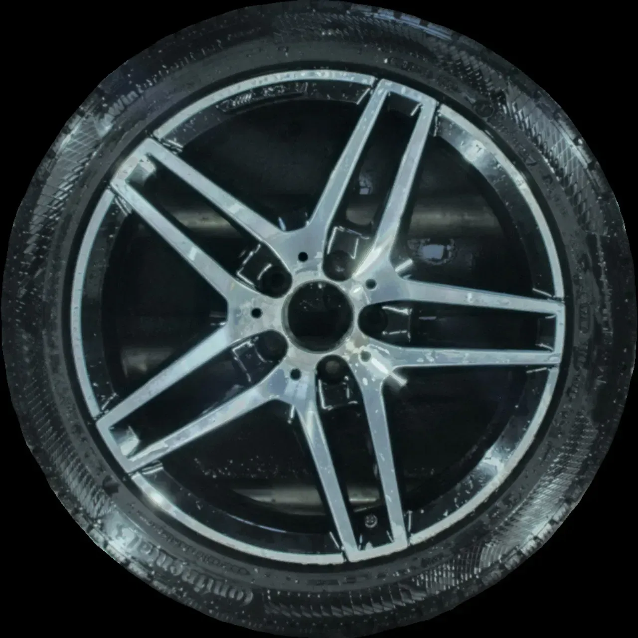 2X 245/40 R18 WINTERREIFEN E-CABRIO W207 18 ZOLL ALUMINIUM KOMPLETTSATZ 6-7MM - Bild 1