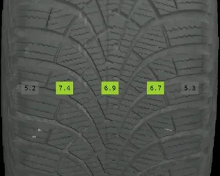 205/60 R16 WINTERREIFEN BMW 2ER F45 16 ZOLL ALUFELGEN KOMPLETTSATZ 4-6MM - Bild 5