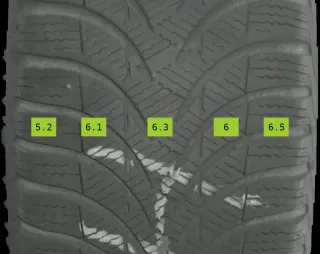 215/60 R17 WINTERREIFEN MERCEDES GLA X156 17 ZOLL ALUFELGEN KOMPLETTSATZ - Bild 6