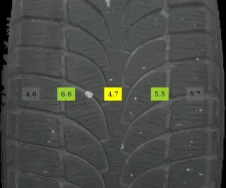 235/60 R18 WINTERREIFEN GLC W253 18 ZOLL ALUFELGEN KOMPLETTSATZ 4-5MM - Bild 5