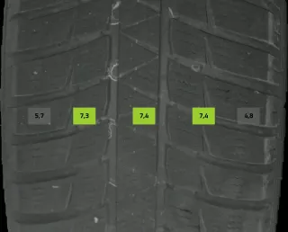 235/65 R17 WINTERREIFEN AUDI Q5 8R 17 ZOLL ALU KOMPLETTSATZ 5-7MM - Bild 8