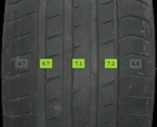 245/50 R18 100Y Sommerreifen 5-6mm DOT 1222 / 4624 - 4 REIFEN - Bild 1