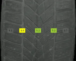 225/55 R17 97H WINTERREIFEN AUDI A6 4G 17 ZOLL ALUMINIUM KOMPLETTSATZ 4MM - Bild 5