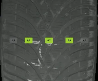 225/55 R17 101V WINTERREIFEN AUDI A4 8W ALLROAD 17 ZOLL KOMPLETTSATZ 4-6MM - Bild 5