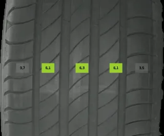 225/55 R18 SOMMERREIFEN AUDI A6 4K 18 ZOLL ALUMINIUM Kompletträder 4-5MM - Bild 8