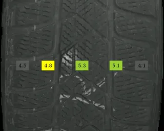 205/60 R16 WINTERREIFEN A-KLASSE W177 16 ZOLL ALUFELGEN KOMPLETTSATZ 4-5MM - Bild 8