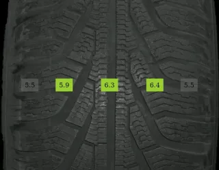 235/65 R17 WINTERREIFEN MERCEDES GLC W253 17 ZOLL ALUFELGEN KOMPLETTSATZ 5-6MM - Bild 8