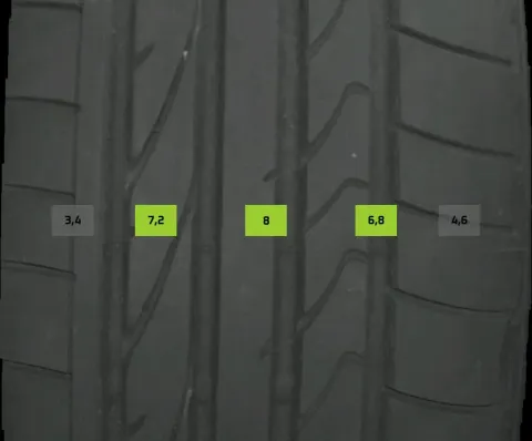Background image for 4x Sommerreifen 235/45 R20 96W Bridgestone Dueler HP 4-6mm