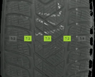 215/65 R17 99H WINTERREIFEN SEAT TARRACO 17 ZOLL ALU KOMPLETTSATZ 6-7MM - Bild 6