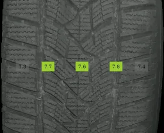 215/60 R17 96H WINTERREIFEN AUDI Q3 8U 17 ZOLL ALU KOMPLETTSATZ 4-7MM - Bild 9