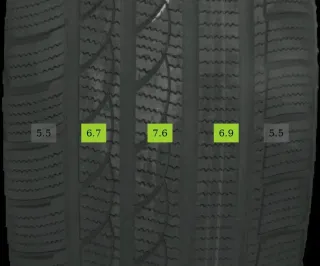 2x 245/45 R17 99V Winterreifen Imperial Snowdragon 3 7mm DOT 3619 - Bild 3
