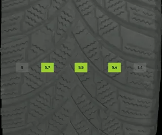 205/55 R17 95V WINTERREIFEN MERCEDES CLA F2C 17 ZOLL ALU KOMPLETTSATZ 5-7MM - Bild 5