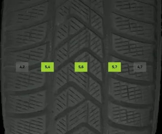 235/60 R18 WINTERREIFEN GLC W253 18 ZOLL ALU KOMPLETTSATZ 4-5MM - Bild 6
