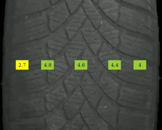 215/65 R17 WINTERREIFEN SEAT TARRACO 17 ZOLL ALUFELGEN KOMPLETTSATZ 4MM - Bild 8