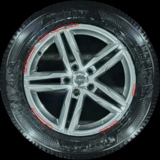 215/60 R17 WINTERREIFEN AUDI Q3 8U 17 ZOLL ALUFELGEN KOMPLETTSATZ 5-7MM - Bild 4