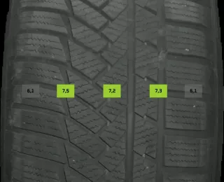 235/55 R19 105V WINTERREIFEN MERCEDES GLC W253 19 ZOLL ALU KOMPLETTSATZ 6MM - Bild 7