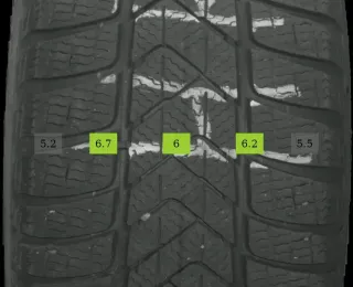 235/55 R18 WINTERREIFEN VW TIGUAN 5N ALLSP. 18 ZOLL ALUFELGEN KOMPLETTSATZ 4-6MM - Bild 5