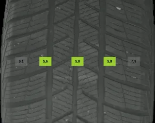 215/55 R17 98V WINTERREIFEN SEAT ATECA 5FP 17 ZOLL ALU KOMPLETTSATZ 4-5MM - Bild 6