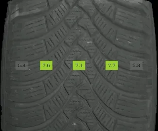 255/65 R17 WINTERREIFEN MERCEDES X-KLASSE 17 ZOLL ALUFELGEN KOMPLETTSATZ 6-7MM - Bild 8
