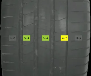 1x 175/55 R15 96Y Sommerreifen Pirelli PZero 4mm  DOT 2522 - Bild 1