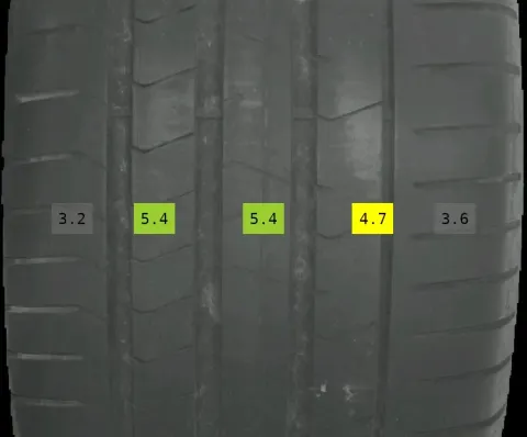 Background image for 1x 175/55 R15 96Y Sommerreifen Pirelli PZero 4mm  DOT 2522