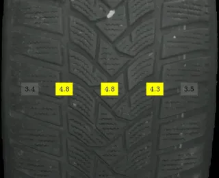 205/60 R16 96H WINTERREIFEN VW T-ROC A1 16 ZOLL ALU KOMPLETTSATZ 4MM - Bild 5