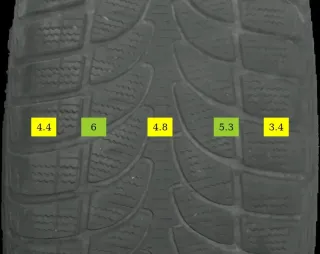 235/60 R18 WINTERREIFEN GLC W253 18 ZOLL ALUFELGEN KOMPLETTSATZ 4-5MM - Bild 6