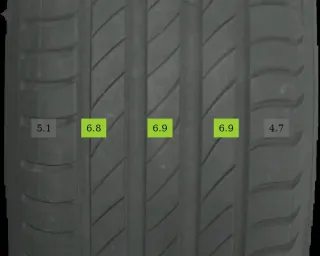 205/65 R16 SOMMER E-KLASSE W213 16 ZOLL ALUFELGEN 6MM KOMPLETTRÄDER - Bild 6