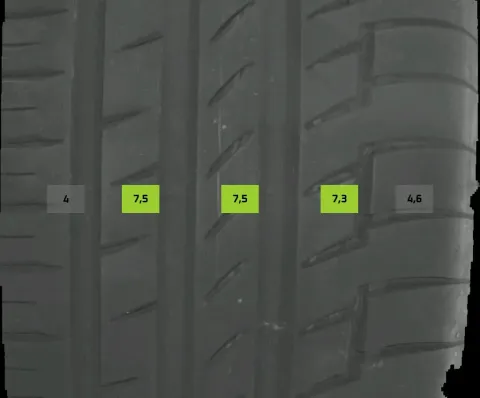 Background image for 1x Sommerreifen 225/45 R18 Continental Premiumcontact6 DOT 4421  7mm