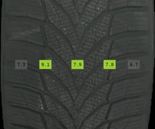 2x Winterreifen 225/45 R18 92V Nexen Winguard DOT 3324 7mm - Bild 2