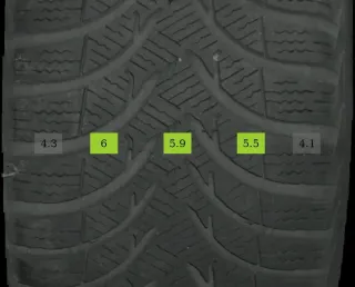 205/60 R16 WINTERREIFEN C-KLASSE W205  16 ZOLL ALUFELGEN KOMPLETTSATZ 5-6MM - Bild 7