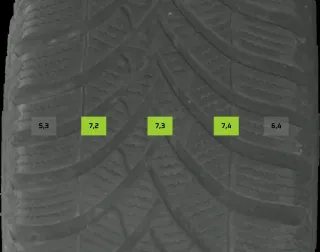 195/60 R16 89H WINTERREIFEN SKODA SCALA NW 16 ZOLL STAHL KOMPLETTSATZ 7-8MM - Bild 5