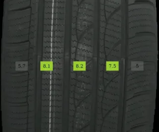 4x Winterreifen 245/45 R19 102V Imperial Snowdragen 3 ICE plus DOT 1825 - Bild 4
