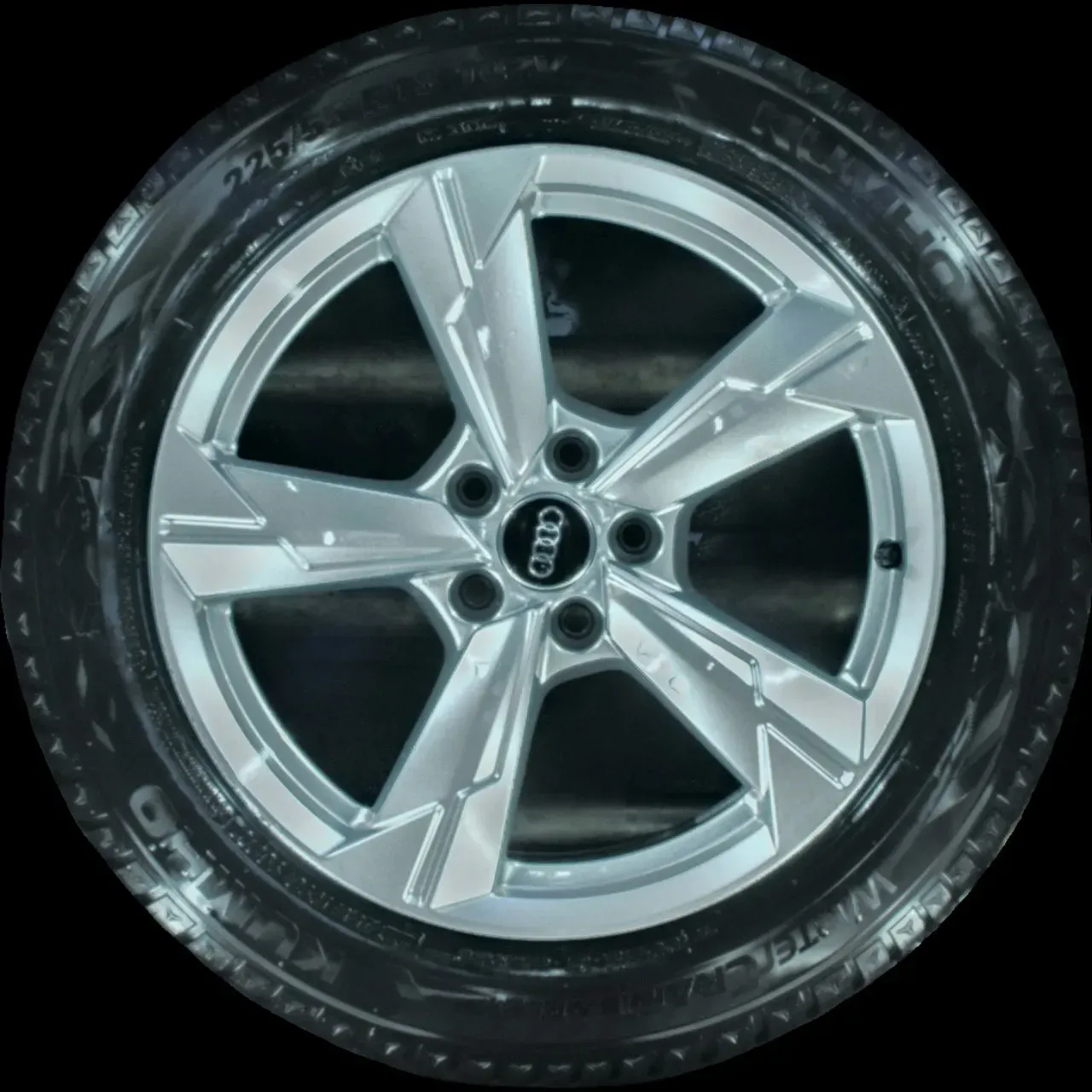 225/55 R18 102V WINTERREIFEN AUDI A6 4K 18 ZOLL ALUMINIUM KOMPLETTSATZ 5-6MM - Bild 1