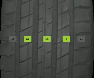 2x Sommerreifen 235/55 R19 105v Michelin Latitude Sport3 DOT 4724 5124 6mm - Bild 1
