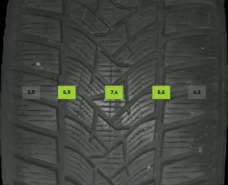225/55 R17 101V WINTERREIFEN BMW 5ER F10/F11 17 ZOLL ALU KOMPLETTSATZ 4-5MM - Bild 6