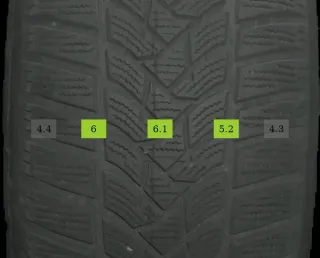 215/65 R16 WINTERREIFEN VOLVO S60 16 ZOLL ALUFELGEN KOMPLETTSATZ 5-6MM - Bild 5