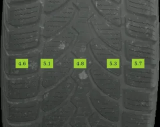225/50 R17 WINTERREIFEN C-KLASSE W205 17 ZOLL ALUFELGEN KOMPLETTSATZ 4-5MM - Bild 6
